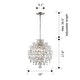 preview thumbnail 3 of 14, Dalia Indoor 3-light Crystal Chandelier