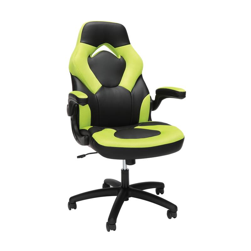 RESPAWN 3085 Ergonomic Gaming Chair, High Back PC Computer Desk Office Chair, Flip-up Arms - Green