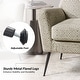 preview thumbnail 5 of 9, Silas Modern Armchair with Metal Legs by HULALA HOME