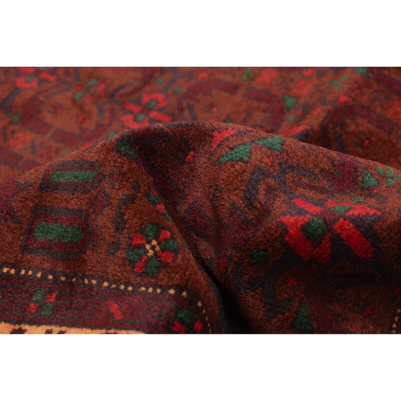 ECARPETGALLERY Hand-knotted Teimani Brown Wool Rug - 3'7 x 5'10