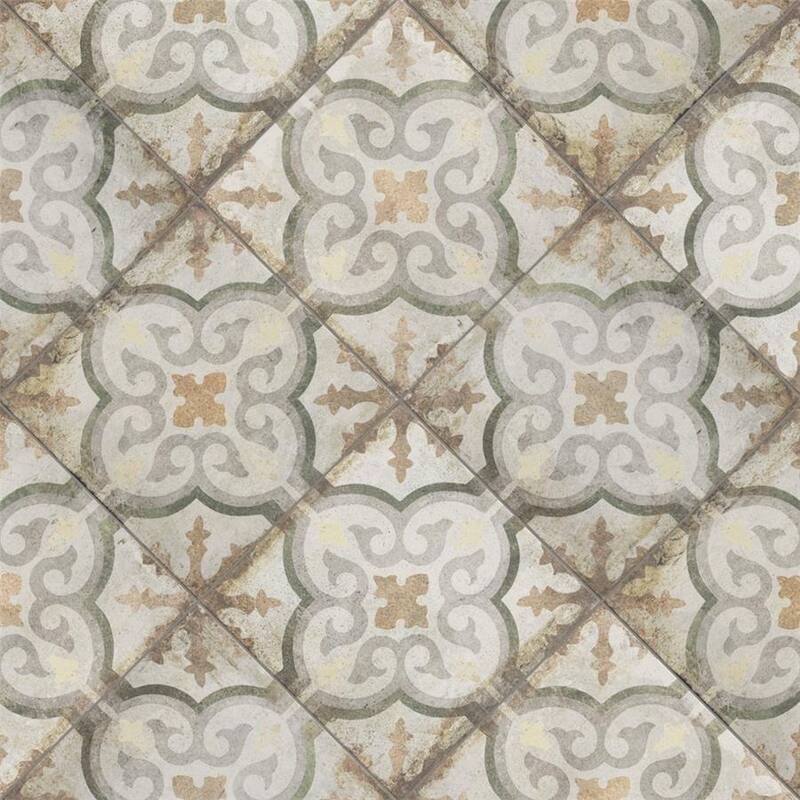 Merola Tile D'Anticatto Decor Palazzo 8-3/4" x 8-3/4" Porcelain Floor and Wall Tile