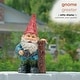 preview thumbnail 32 of 104, Gnome Folding Hands Looking Up Garden Statue