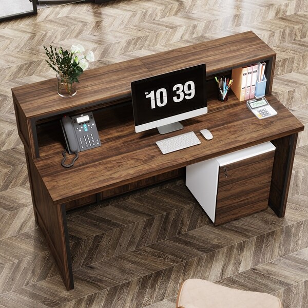 Boho l shaped desk cheap