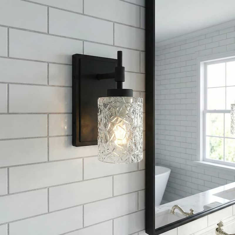 Acroma 1 - Light Dimmable Steel Armed Sconce - Matte Black