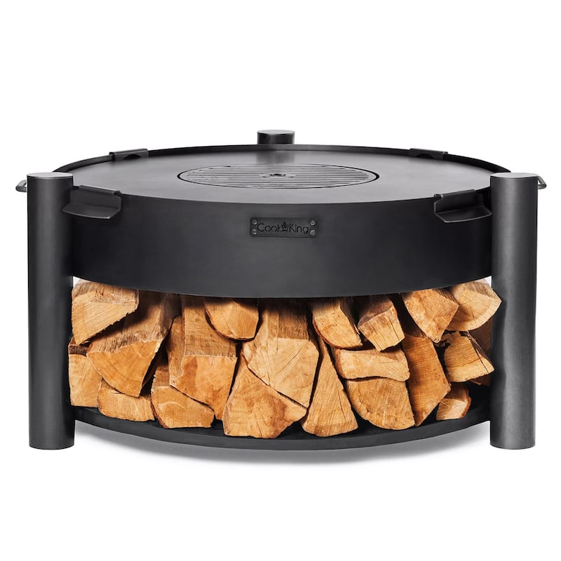 Montana 24" Fire Pit with Grill Plate