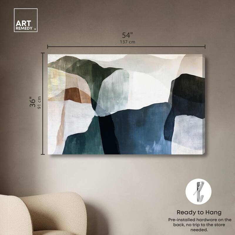 Mountain Mist Canvas by Art Remedy, Gallery Wrapped