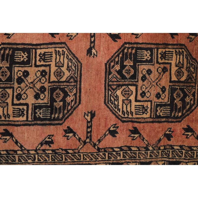 ECARPETGALLERY Hand-knotted Finest Kargahi Copper Wool Rug - 7'9 x 10'2