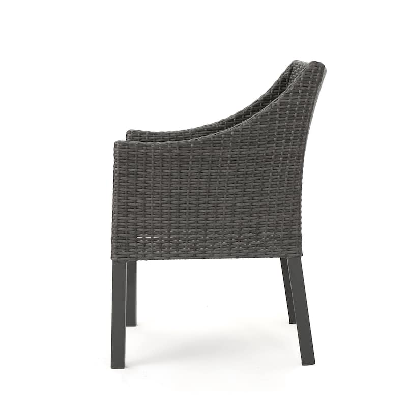 Owen Wood and Wicker 5-piece Dining Set by Christopher Knight Home