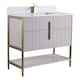 Option Bright Taupe - Brass Hardware