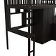 preview thumbnail 7 of 7, Twin Loft Bed with Stairs, Storage, Bookshelf, Desk & Wardrobe