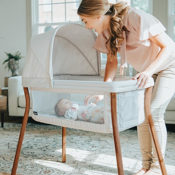 Chicco LullaGo Anywhere LE Portable Bassinet, Serene - Bed Bath