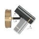 preview thumbnail 6 of 12, Black Gold 2/3-Light Modern Bathroom LED Vanity Light with Cylinder Shades