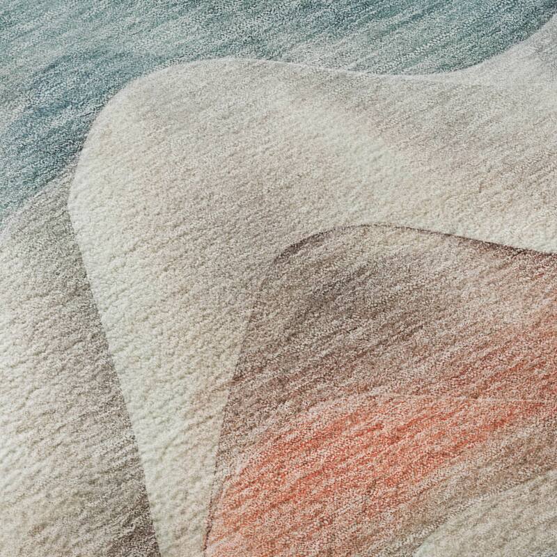 Premium Washable Super Soft Modern Waves Mayfield Rug
