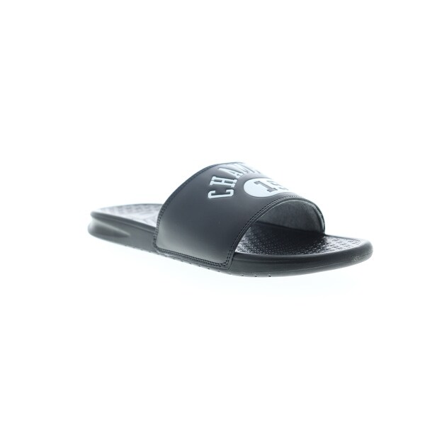 champion black sandals