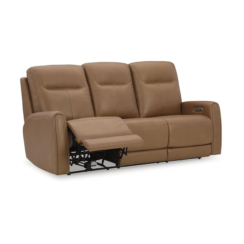 Signature Design by Ashley Tryanny Brown Power Reclining Sofa - 82"W x 39"D x 43"H