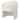Uttermost Encompass White Fabric Dining Chair - 28'' H X 26.25'' W X 30.75'' D