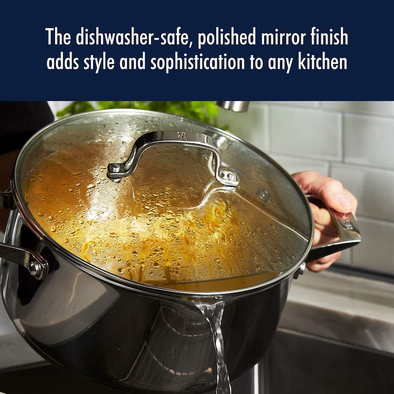 Henckels Clad H3 6-qt Stainless Steel Dutch Oven with Lid