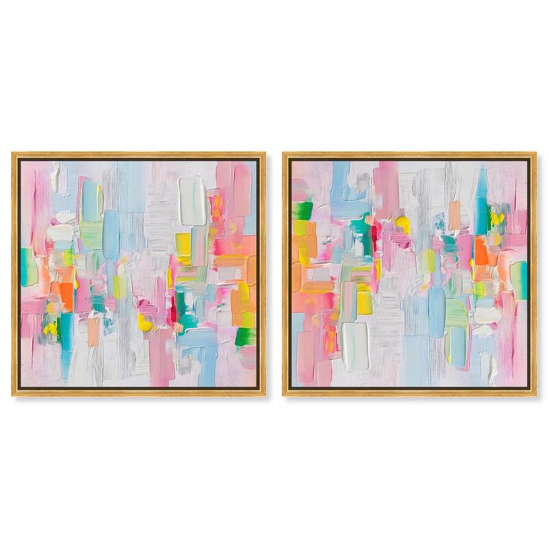 Fresh Fruits Canvas by Art Remedy - 16" x 16" - White