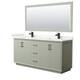 Option Light Green / Carrara Cultured Marble Top / Matte