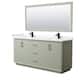 Option Light Green / Carrara Cultured Marble Top / Matte
