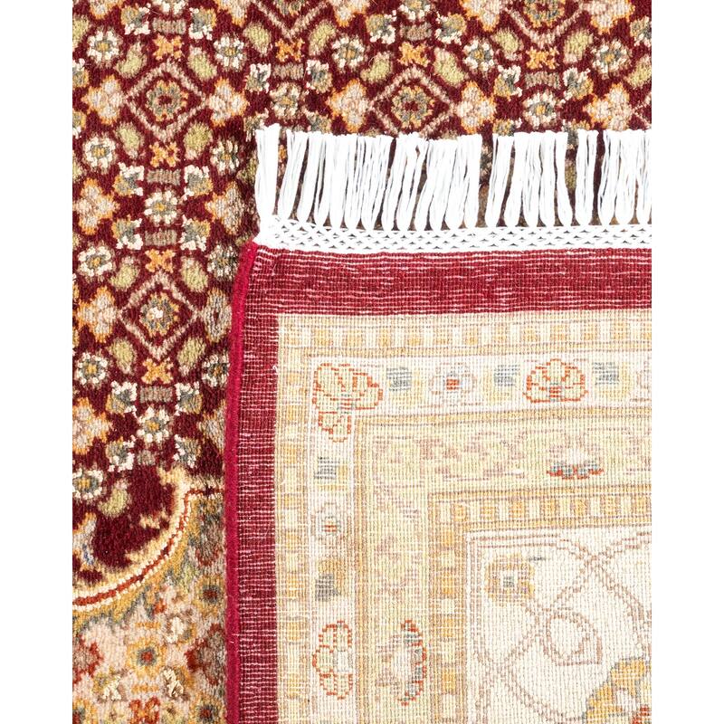 Overton Hand Knotted Wool Vintage Inspired Traditional Mogul Red Area Rug - 8 x 10