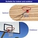 preview thumbnail 5 of 6, 18" Basketball Rim Replacement Bear Up to 386 Lbs, Solid Steel