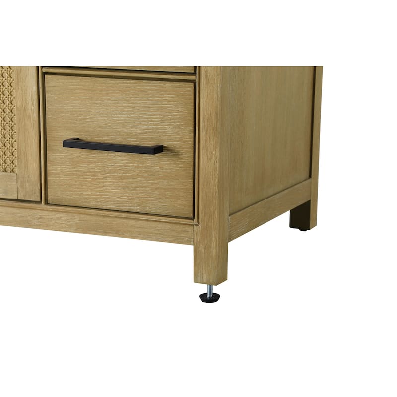 Elegant Lighting VF29554 Alina 54" Free Standing Single Basin Vanity