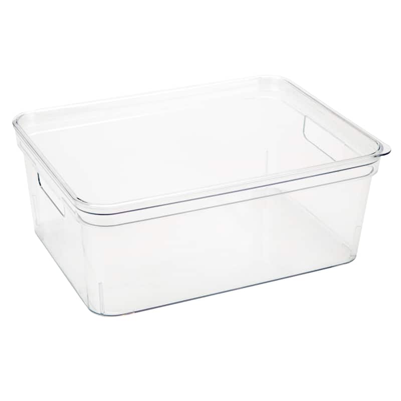 Simplify Medium Lidded Storage Bin - 14.17" x 10.4" x 5.5"