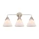 Option Polished Nickel / Matte White