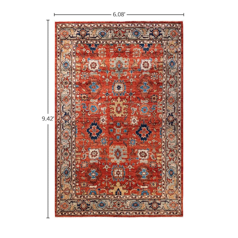 Serapi, One-of-a-Kind Hand-Knotted Area Rug - 6' 1" x 9' 5"