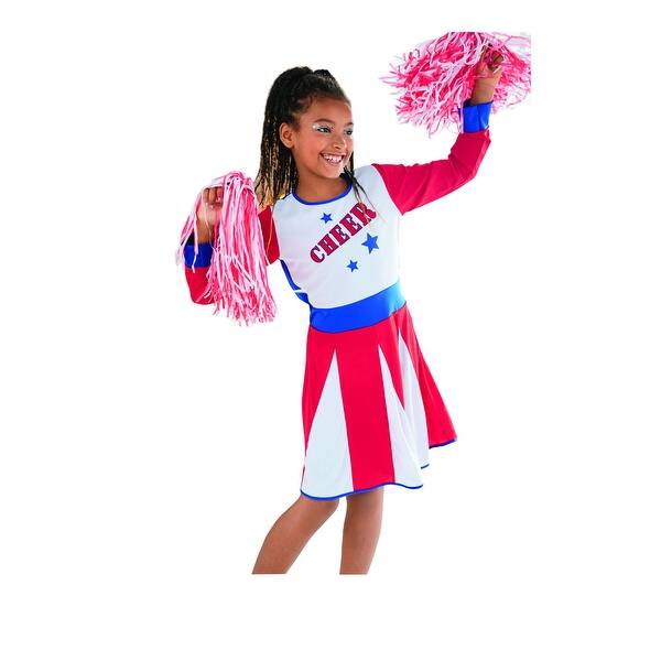Cheerleader Girl S Children S Halloween Costume 10 12 Years One Size Overstock 29641152