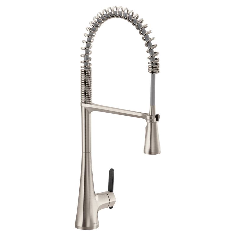 Moen Sinema 1.5 GPM Single Hole Pre-Rinse Pull Down Kitchen Faucet - Spot Resist Stainless