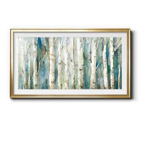 Birch River Walk- Premium Gallery Framed Print - Ready to Hang