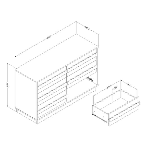 South Shore August Dresser