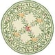 preview thumbnail 20 of 57, SAFAVIEH Handmade Chelsea Karley Trellis French Country Wool Rug 3' Round - Ivory - Round