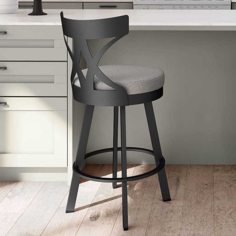 Amisco Washington Swivel Bar Stool