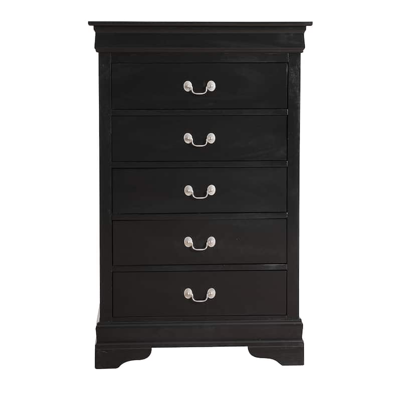 Glory Furniture Louis Phillipe 5 Drawer Chest