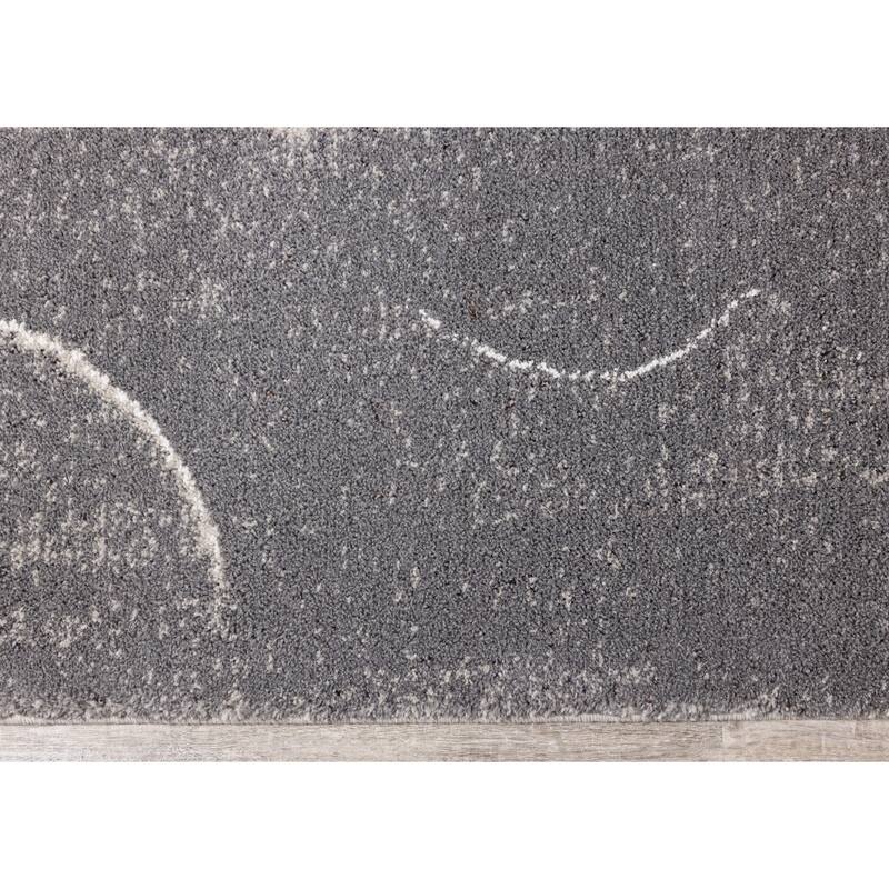 Ryan Collection - Grey/Cream Strokes Rug