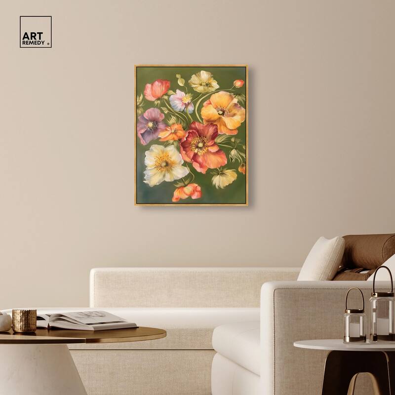 Twilight Tulips I Canvas by Art Remedy