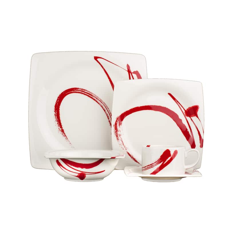 Red Vanilla Paint It Red Set of 6 Bowls
