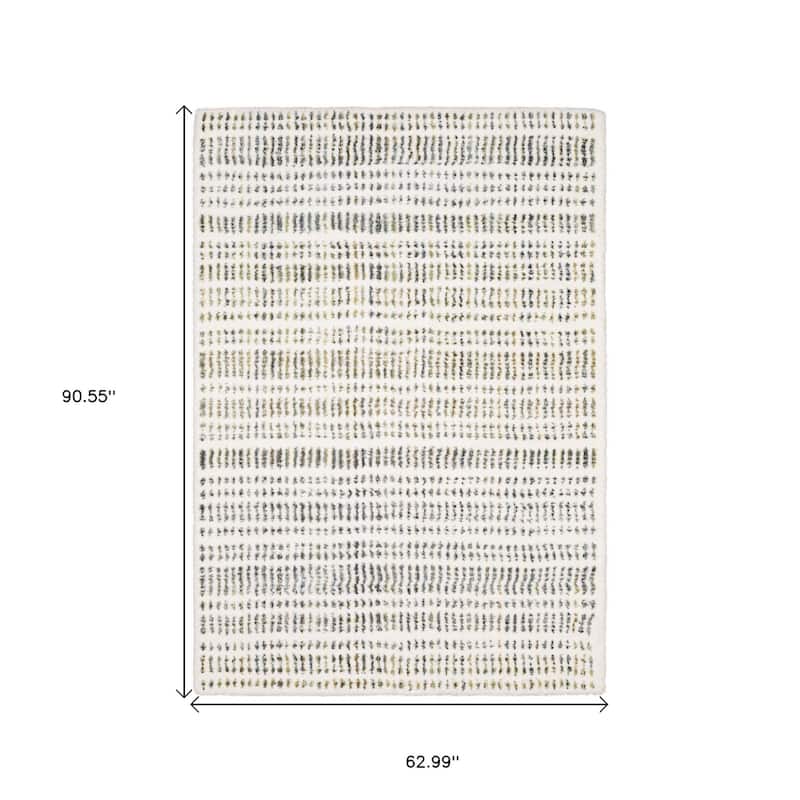 HomeRootsStriped Industrial Runner Area Rug