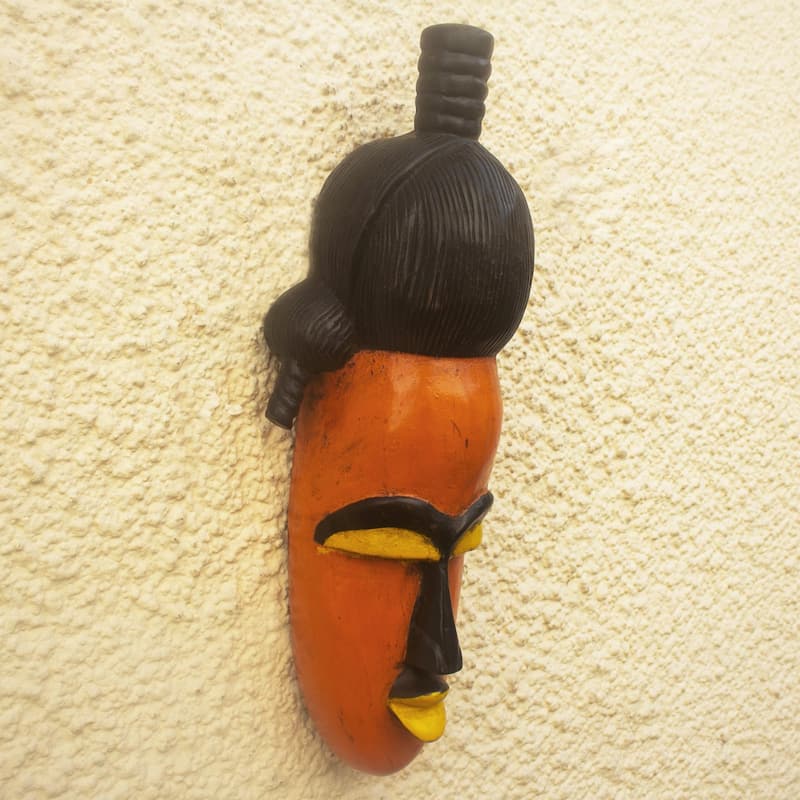 Novica Handmade Afefa African Wood Mask