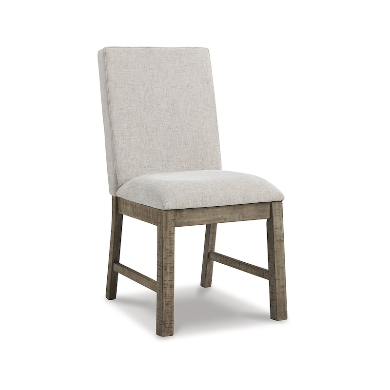 Signature Design by Ashley Langford Brown/Beige Dining Chair - 19" W x 26" D x 37" H