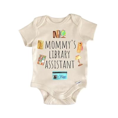 Librarian Library School - Baby Boy Girl Clothes Infant Bodysuit Funny Cute Newborn
