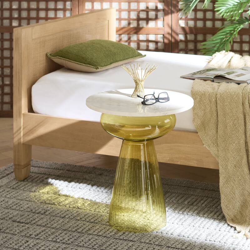 SAFAVIEH Home Bethony Side Table - 18"W x 18"D x 23"H