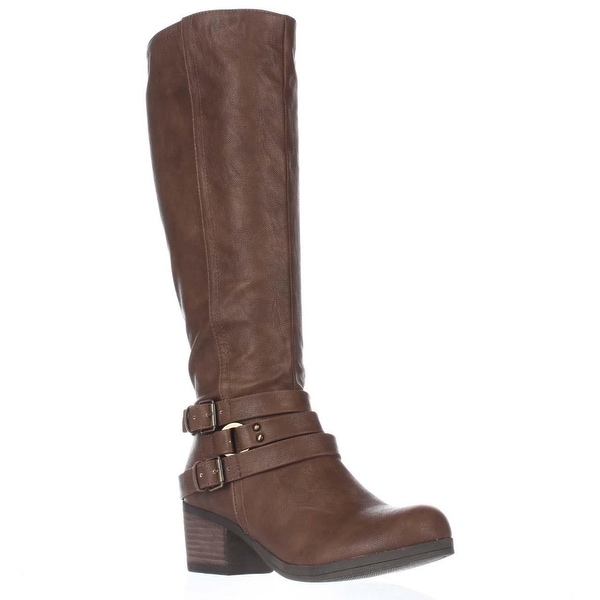 Carlos by Carlos Santana Camdyn Multi Buckle Riding Boots, Cognac