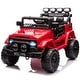 preview thumbnail 17 of 38, 12V Electric Ride On Car with Remote Control, Music, Horn, 3 Speeds Red