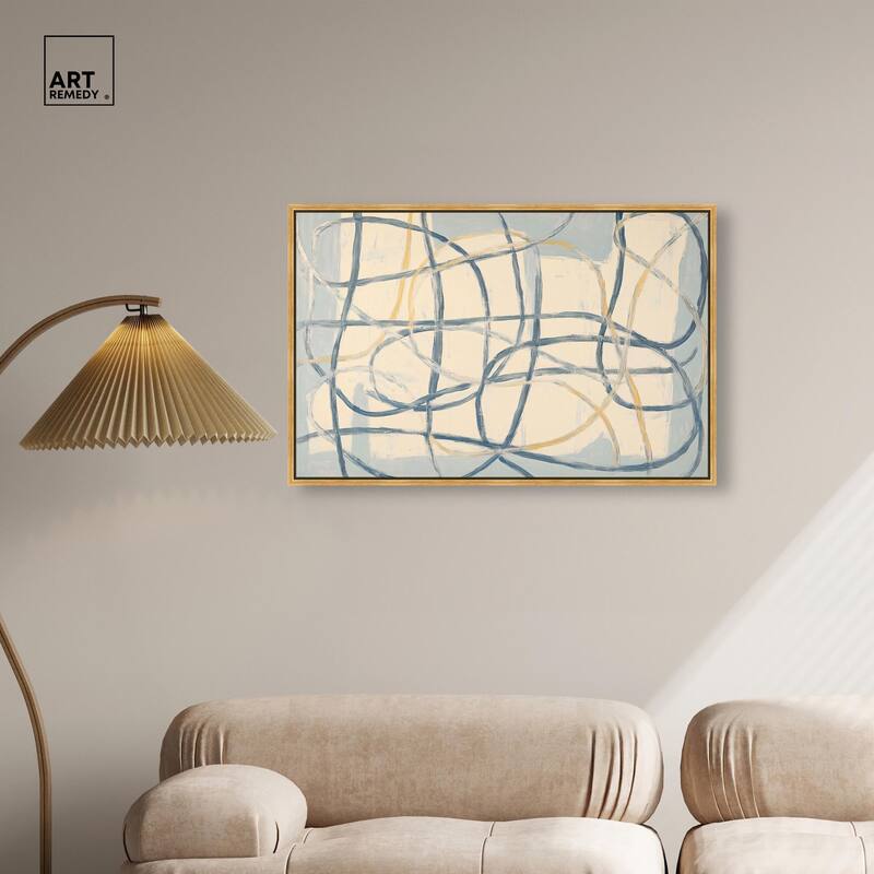 Unbroken Line I Canvas by Art Remedy