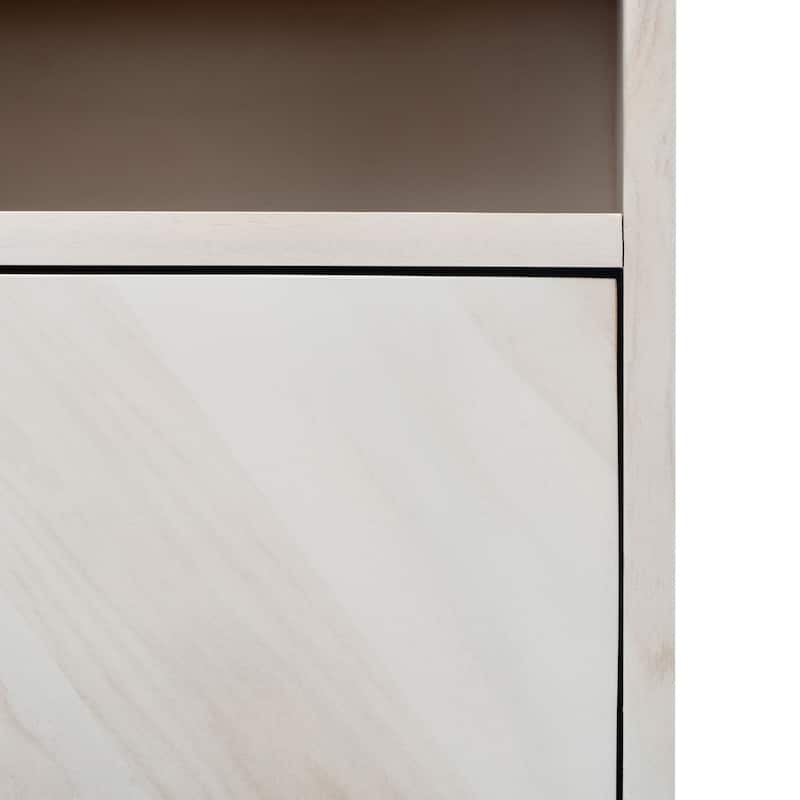 SAFAVIEH Couture Cora Rose Herringbone Nightstand - Natural