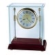 preview thumbnail 2 of 0, Howard Miller Kensington Contemporary Modern Mantel Clock Black